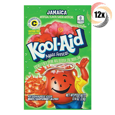 12x Packets Kool-Aid Jamaica Flavored Caffeine Free Soft Drink Mix | .13oz