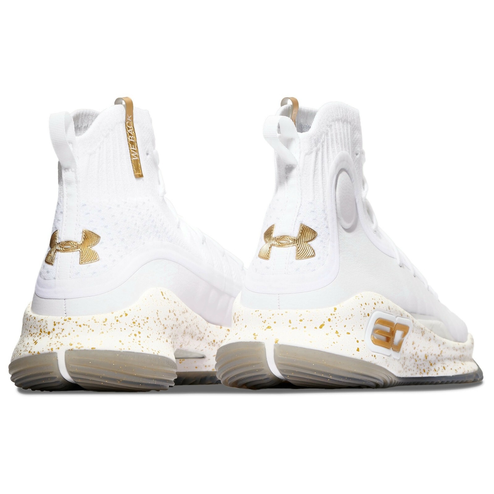 Pre-owned Under Armour Curry 4 Retro Men's Sneakers Running Basketball Game Court Shoes In White