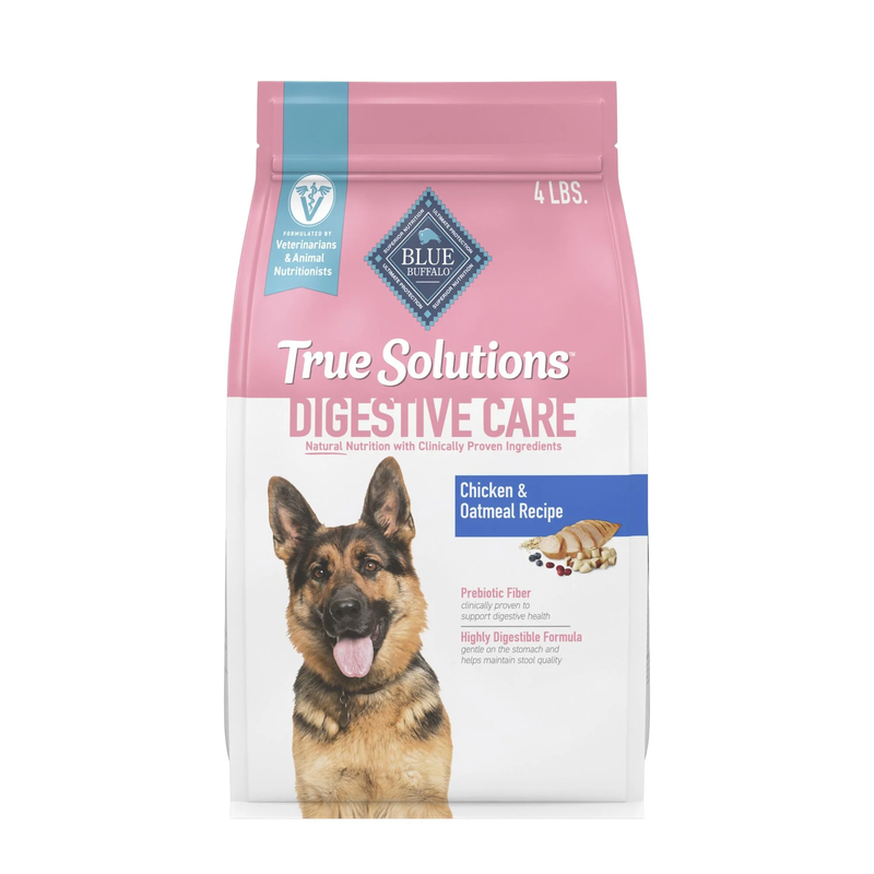 True Solutions Digestive Care Natural Dry Dog Food, Chicken, 4-Lb. Bag