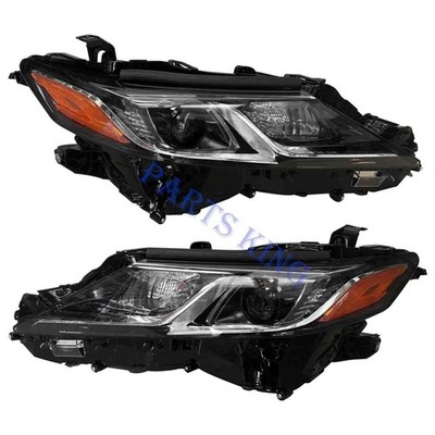 For 2018 2022 Toyota Camry L LE SE LED Projector Headlight Left Right Set Pair