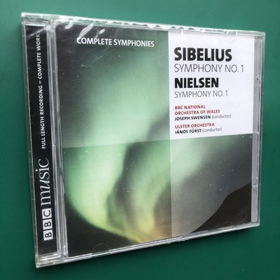 NIELSEN / SIBELIUS: SYMPHONIES No. 1 CD Swensen Furst, BBC Ulster Wales (SEALED)