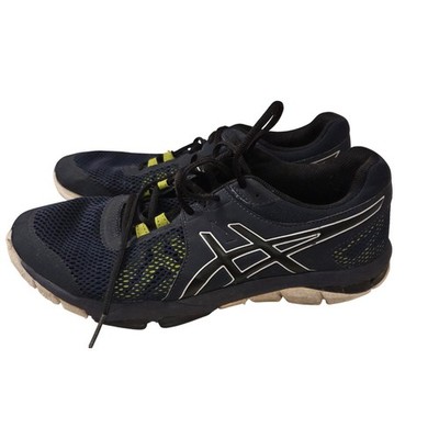 ASICS Gel-Zaraca 5 Mens Running Shoes Navy Blue Neon Yellow S705N Size 9