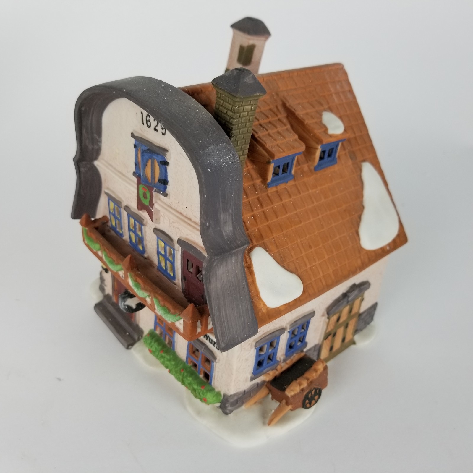 DEPARTMENT 56 ALPINE VILLAGE 56189 METTERNICHE WURST SAUSAGE MARKET 1992