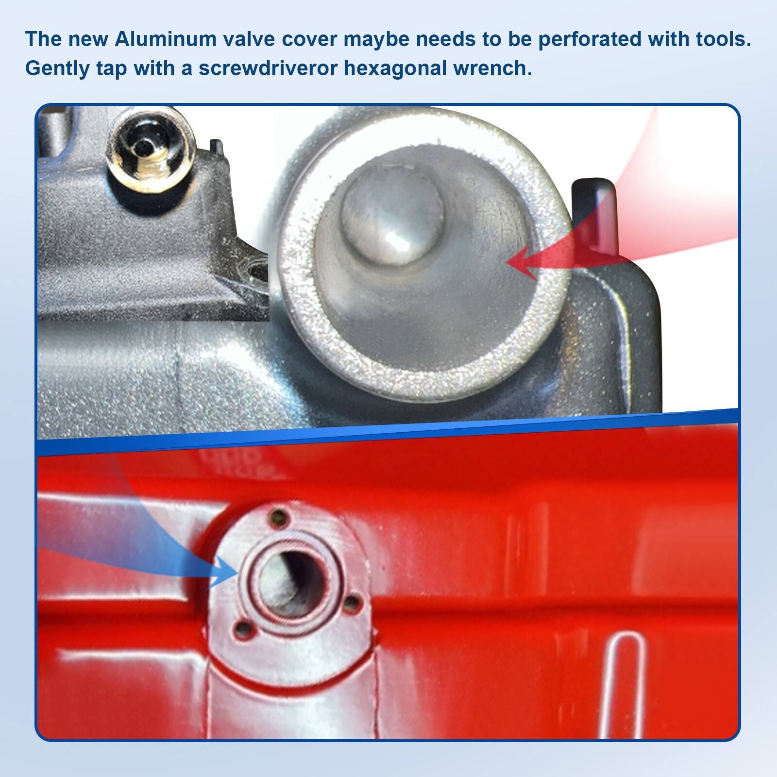 2x Upgrade Aluminum Valve Cover Kit for 03-07 Infiniti FX35 G35 M35 Nissan 350Z