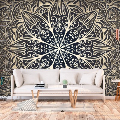 Photo Wallpaper Non-woven (fleece)/Self-adhesive Mandala Oriental f-A-0637-a-b