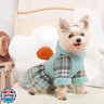 Dog Hoodie Dress Winter Pet Sweaters for Small Dogs Girl Cold Weather Warm Puppy Dresses Plaid Pet Clothes Outfits for Chihuahua Yorkie Teacup Cat Skirt Coat Apparel Clothing (XX-Small, Blue)