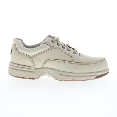 Rockport Eureka CJ1552 Мужские белые широкие кожаные кроссовки Lifestyle 10