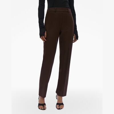 Helmut Lang Tapered Pant Wool Brown Fig Size 6 | eBay