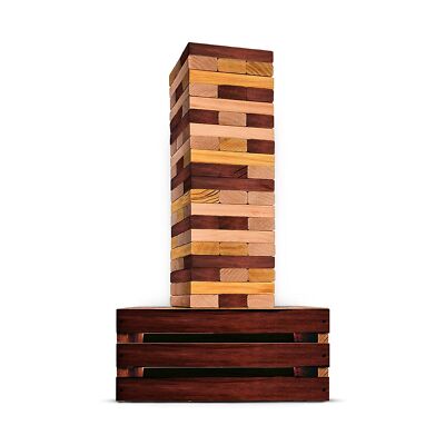 S - Reclaimed Giant Tower Game | 60 Large Blocks | Genuine Jumbo To...