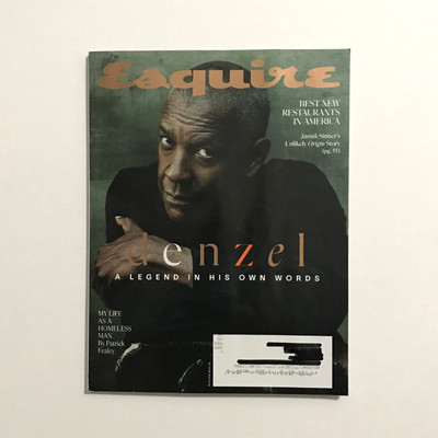 BRAND NEW Esquire Magazine Denzel Washington Winter 2024/2025 plus Jannik Sinner