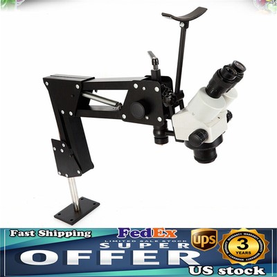 270° Jewelry Microscope Stand & Microscope Micro Inlaid Mirror For Jewelers NEW!