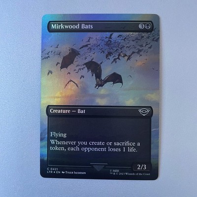 Magic the Gathering Lord of the Rings #95 Mirkwood Bats Foil