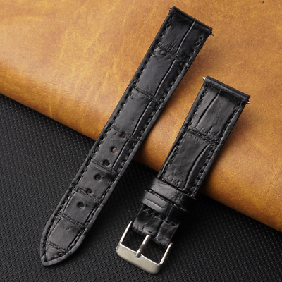 Genuine alligator watch strap sale