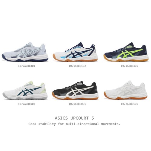 

Asics Upcourt 5 Мужчины Женщины Волейбольная домашняя обувь Кроссовки Выберите 1, Multicolor, Upcourt 5