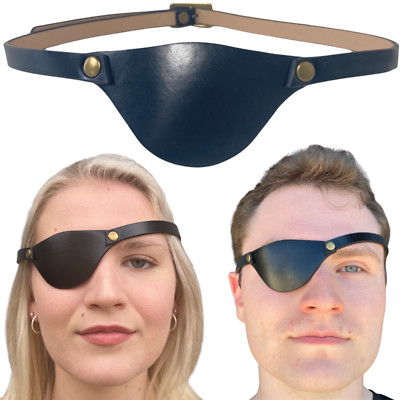 Leather Eye Patch for Adults - Black Leather Eye patch