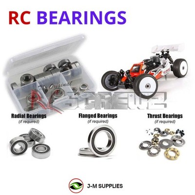 RCScrewZ Rubber Shielded Bearings wirc003r for WIRC SBX-2 1/8 Nitro Buggy | SET