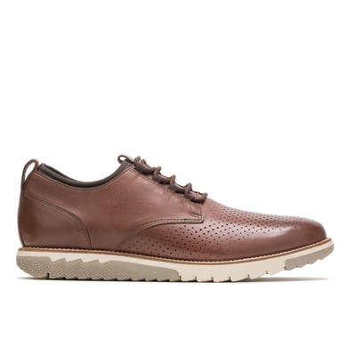 Hush Puppies Men Expert Perf Oxford Saddle Коричневые кожаные туфли 10 M