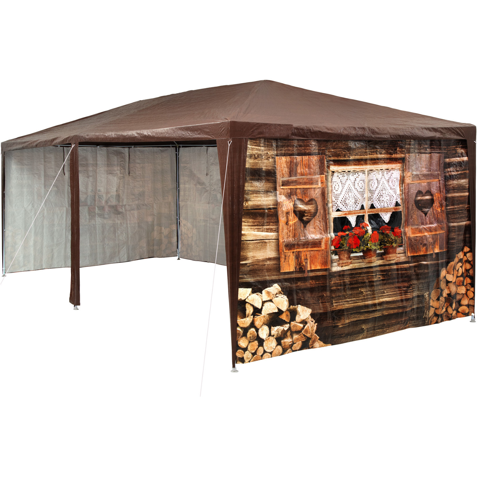 Pavillon 3x6 m Almhütte Festzelt Partyzelt Gartenzelt