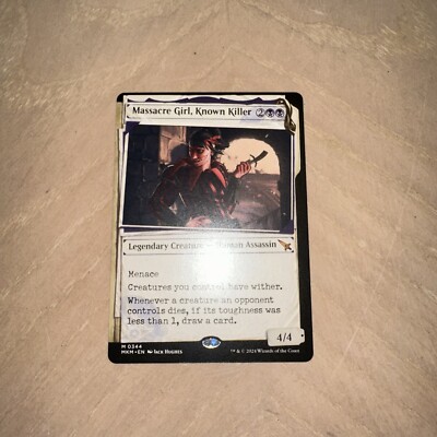 Mtg Massacre Girl, Known Killer 0344 Showcase Murders At Karpov Manor MKM NM/M