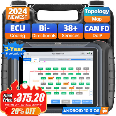 XTOOL USED D8S Auto Full System Diagnositc Scan Tool 38+ Service DOIP CAN FD