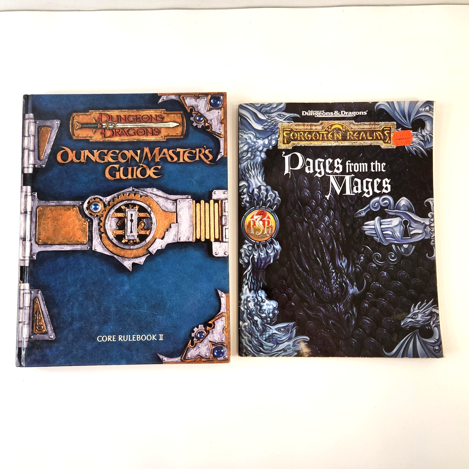 Dungeons & Dragons Masters Core Rulebook II Pages from Mages 1995 TSR RPG Book