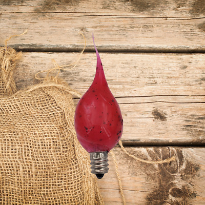 Primitive Pink | Silicone Bulb | Vickie Jean's 4W C7 Night Light Bulb