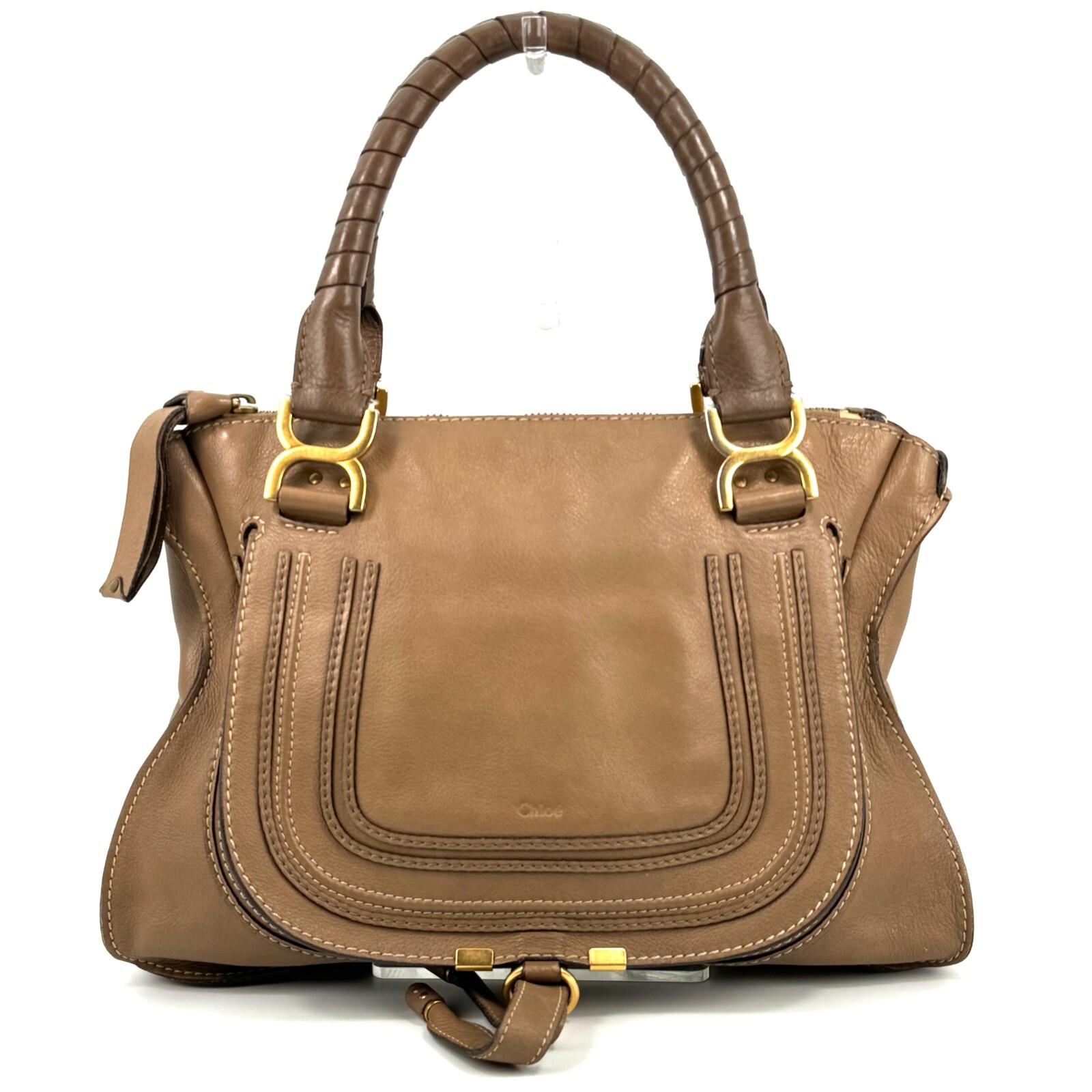 Chloe Marcie Shoulder Hand Bag Medium Light Brown #A352 | eBay