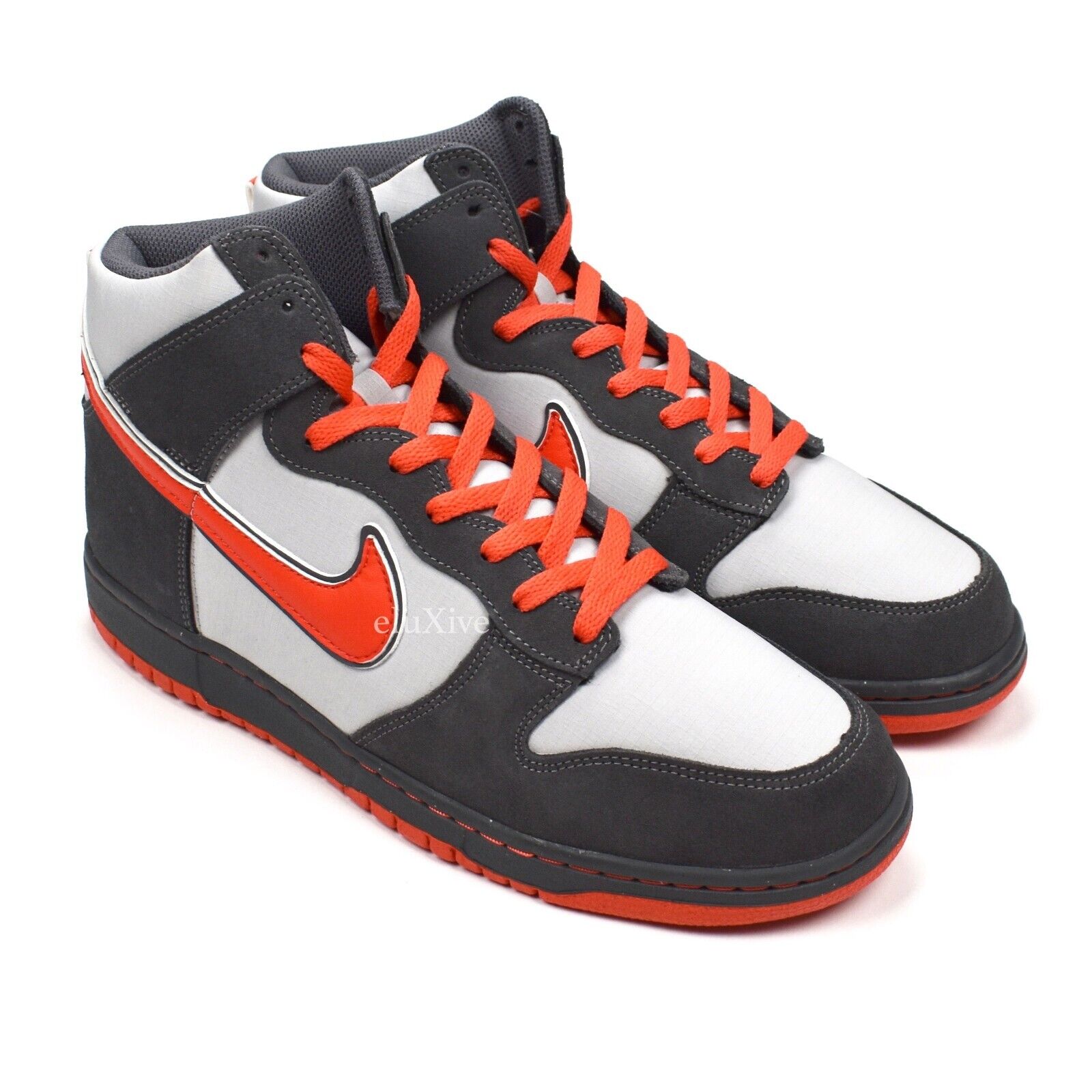 NWT Nike Dunk High 6.0 PRM Wolf Gray Max Orange Men's NWT Nike Dunk High 6.0 PRM Wolf Gray Max Orange Men's