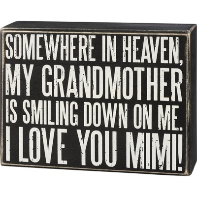 Primitives by Kathy Somewhere in Heaven My Mimi is Smiling Down On Me Decorat...