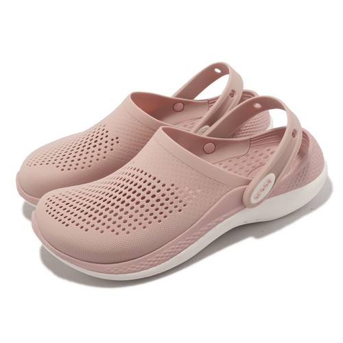 

Мужские повседневные сандалии унисекс Crocs Literide 360 Clog Pink Clay White 206708-6VW, Розовый, Literide 360 Clog