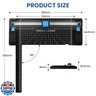Paper Cutter Personal Rotary Trimmer Paper Trimmer Paper Cutter for cardstock withAutomatic Security Safeguard and Side Ruler for Craft Paper, Coupon, Label and Cardstock,12 inch Black Paper Cutters
