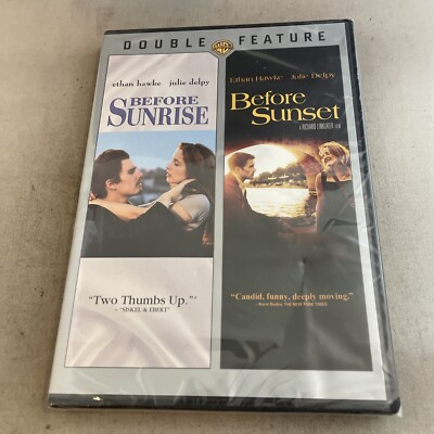 Before Sunrise/Before Sunset (DVD, 2013, 2-Disc Set) Ethan Hawke Julie Delpy NEW
