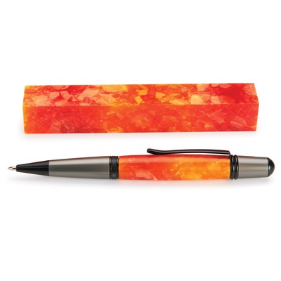 WoodRiver Acrylic Pen Blank Orange Crush