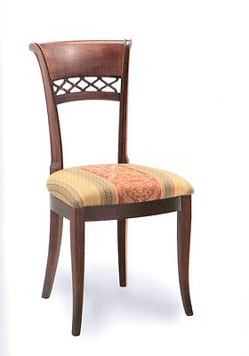 SEDIA  CLASSICA IMBOTTITA SALOTTO SOGGIORNO CLASSICA VARI COLORI VARIE STOFFE