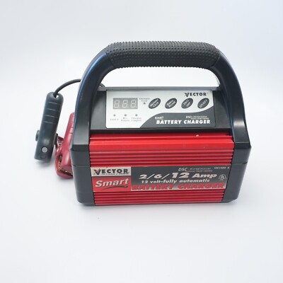 Vector Smart Battery Charger VEC1088 A 2/6/12 amp 12 volt