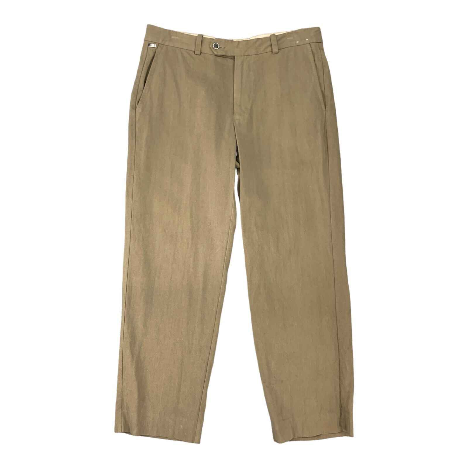 Tommy Bahama Silk Blend Pants Mens 34 Brown Relaxed Fit Tommy Bahama Silk Blend Pants Mens 34 Brown Relaxed Fit