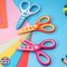 GAIFONGRE 3 Pcs Toddler Plastic Safety Scissors for Kids, Small Blunt Tip Plastic 4.5