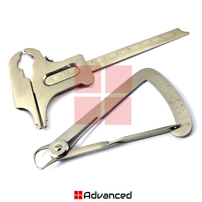 Dental Lawanson Wax Gauge Boley Tooth Measuring Vernier Caliper Orthodontic Tool