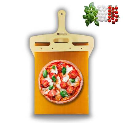 Kitchen Gadgets Sliding Pizza Shovel Non Stick Pizza Smooth Cutting Board Storag
