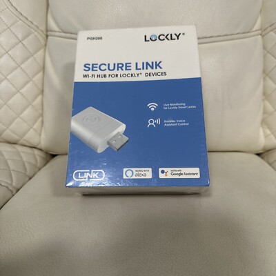 Lockly PGH200 Secure Link Wi-Fi Hub  For Lockly Devices Real-time Notificati NEW