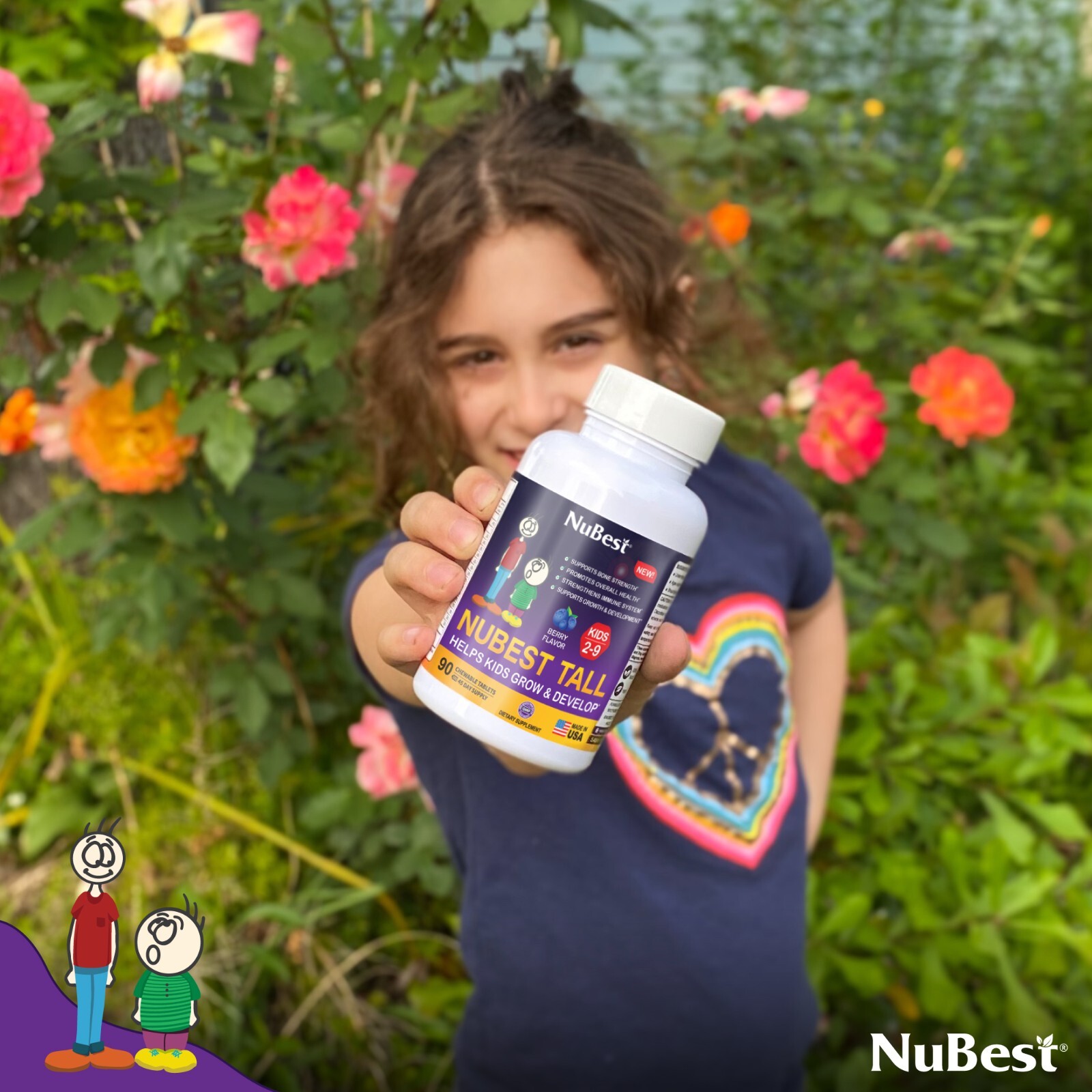 Bundle: NuBest Tall 10+ for Teens & NuBest Tall Kids 90ct for Kids (2-9yrs)
