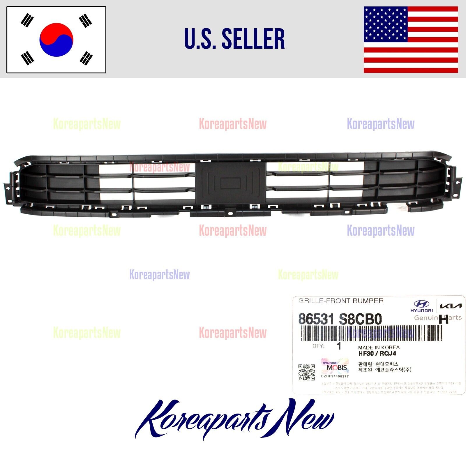 Grille Front Bumper LOWER 86531S8CB0 ⭐GENUINE⭐ Hyundai Grille Front Bumper LOWER 86531S8CB0 ⭐GENUINE⭐ Hyundai