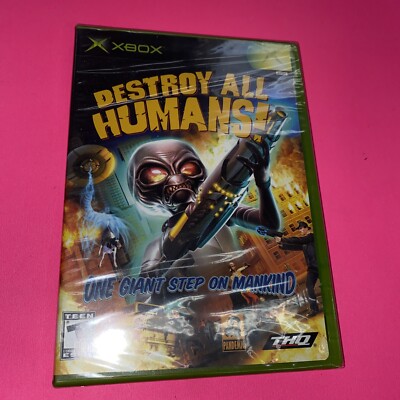 Destroy All Humans (Microsoft Xbox, 2005) Brand New Sealed 
