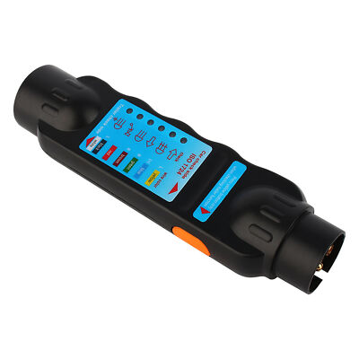 New 7Pin 12V Car Towing Trailer Plug Socket Connection Tester Diagnostic Tool Bl