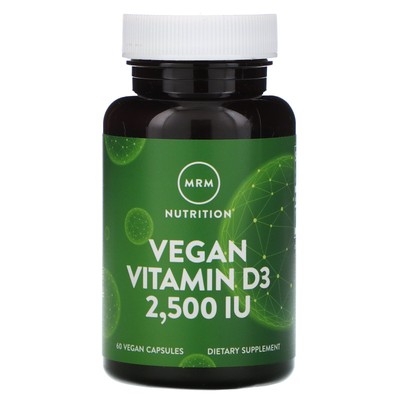 MRM Vegan Vitamin D3, веганские капсулы