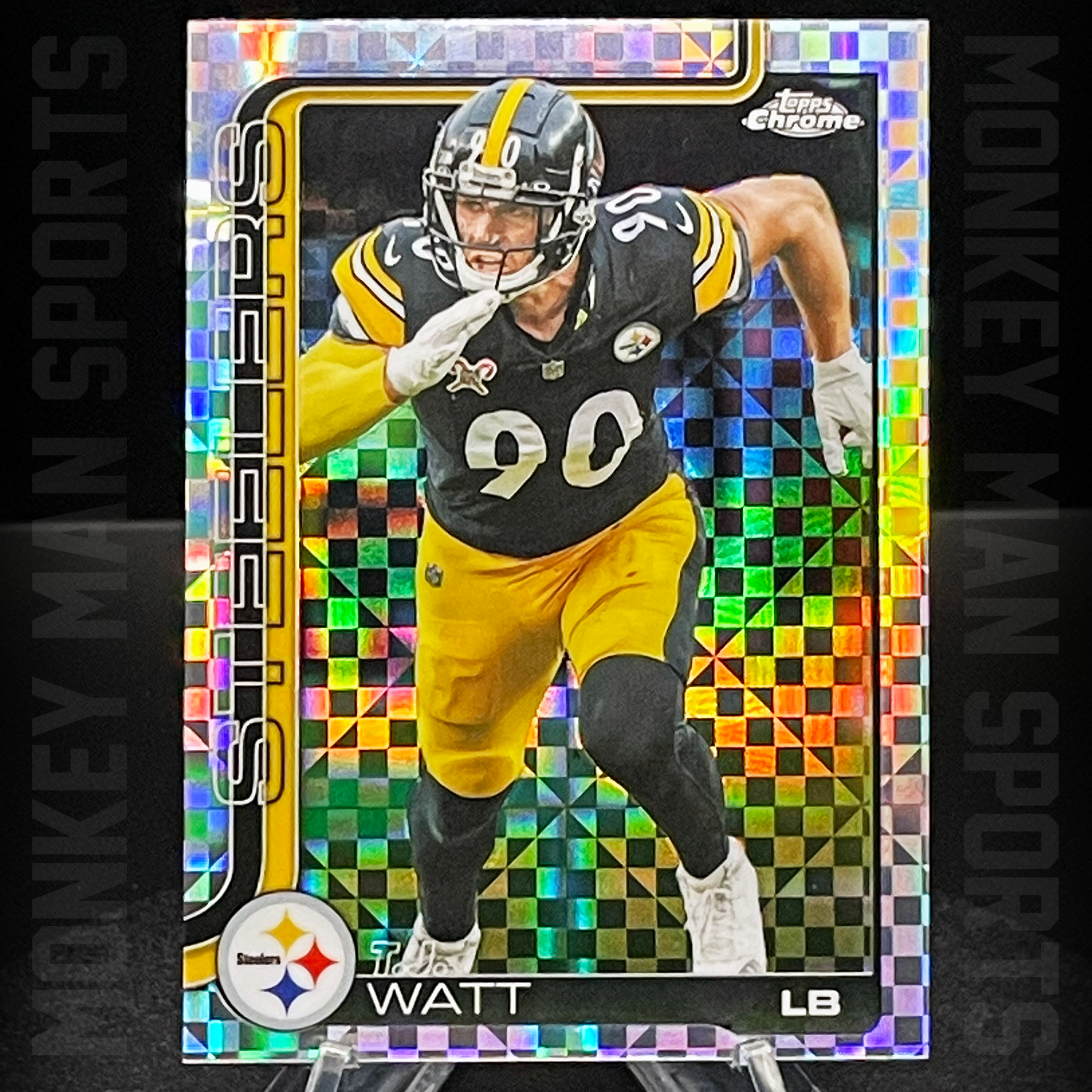 2025 Chrome - TJ Watt - #258 X-FRACTOR MINT