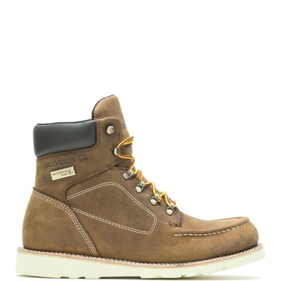 

Wolverine Upland 6 Hunting W880292 Мужские коричневые кожаные походные ботинки, Коричневый, Wolverine Upland 6" Hunting