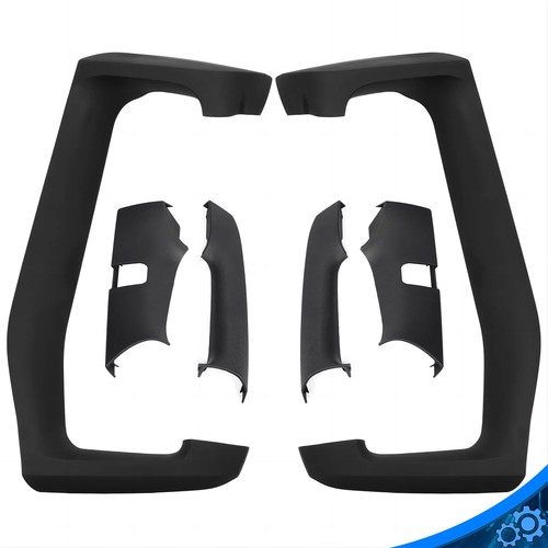 Пара черных накладок на подлокотник дверного зеркала для грузовика Volvo VNL 2004-2023 с левой и правой стороны