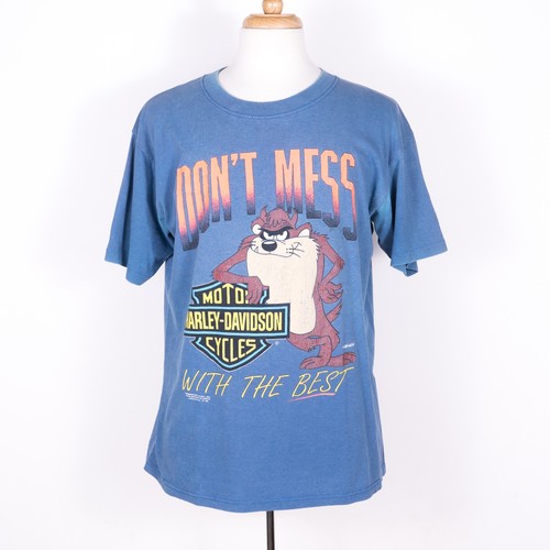 VTG 90s Harley Davidson TAZ Tasmanian Devil Single Stitch