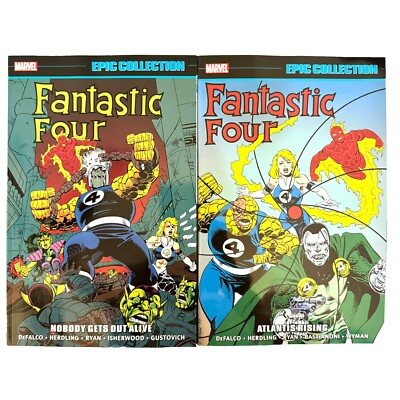 Fantastic Four Epic Collection Nobody Gets Our Alive & Atlantis Rising New